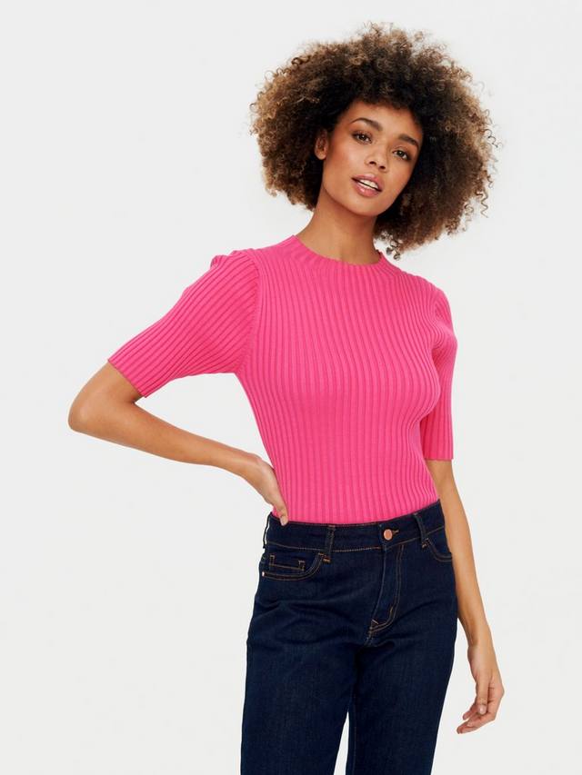 Джемпер в рубчик с коротким рукавом dania slim fit Saint Tropez, цвет Fandango Pink
Джемпер в рубчик с коротким рукавом dania slim fit Saint Tropez, цвет Fandango Pink