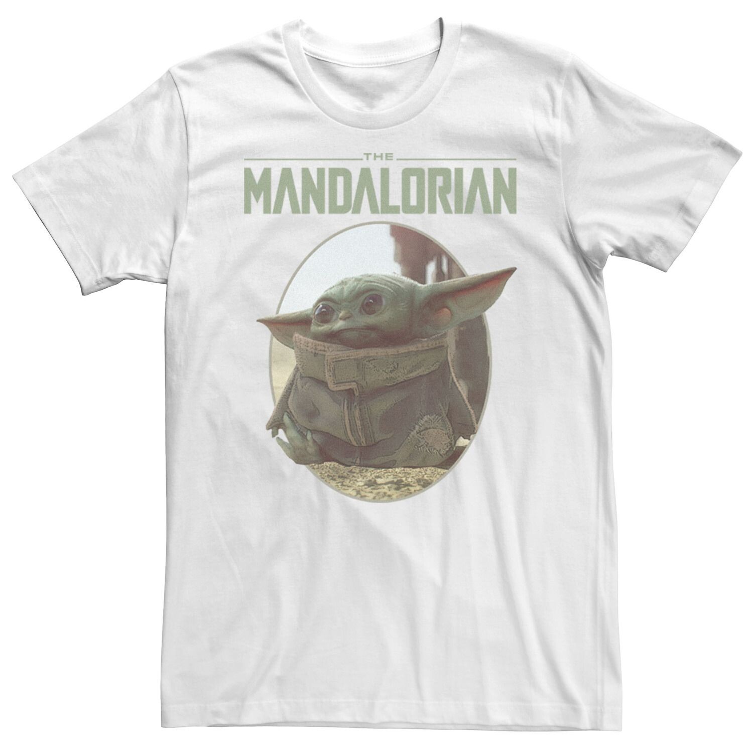 Мужская футболка с портретом The Mandalorian The Child Circle Star Wars, белый
Мужская футболка с портретом The Mandalorian The Child Circle Star Wars, белый
