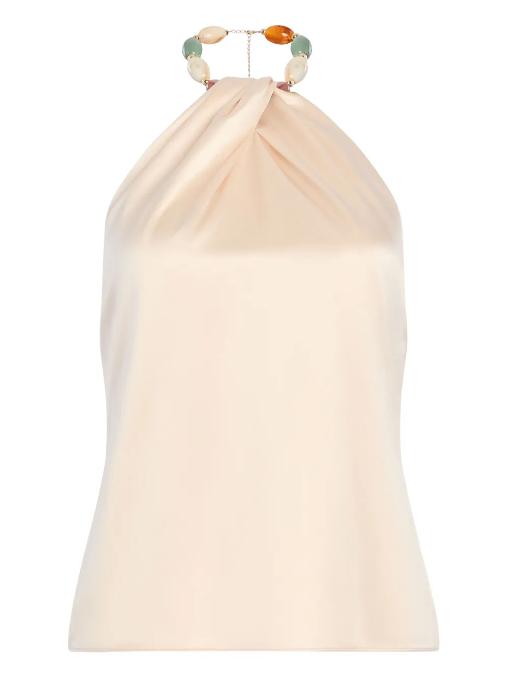 Топ Milani с бисером и воротником-халтер Retrofete, нейтральный
Топ Milani с бисером и воротником-халтер Retrofete, нейтральный