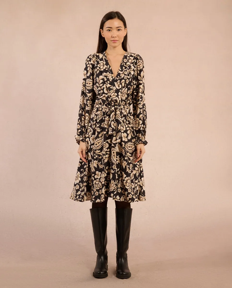 Длинное платье с воланами и в горошек Molly Bracken, черный
Длинное платье с воланами и в горошек Molly Bracken, черный