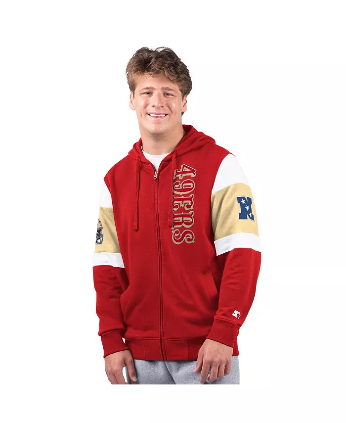 Мужская худи с молнией Scarlet San Francisco 49ers Extreme Full-Zip Starter
Мужская худи с молнией Scarlet San Francisco 49ers Extreme Full-Zip Starter