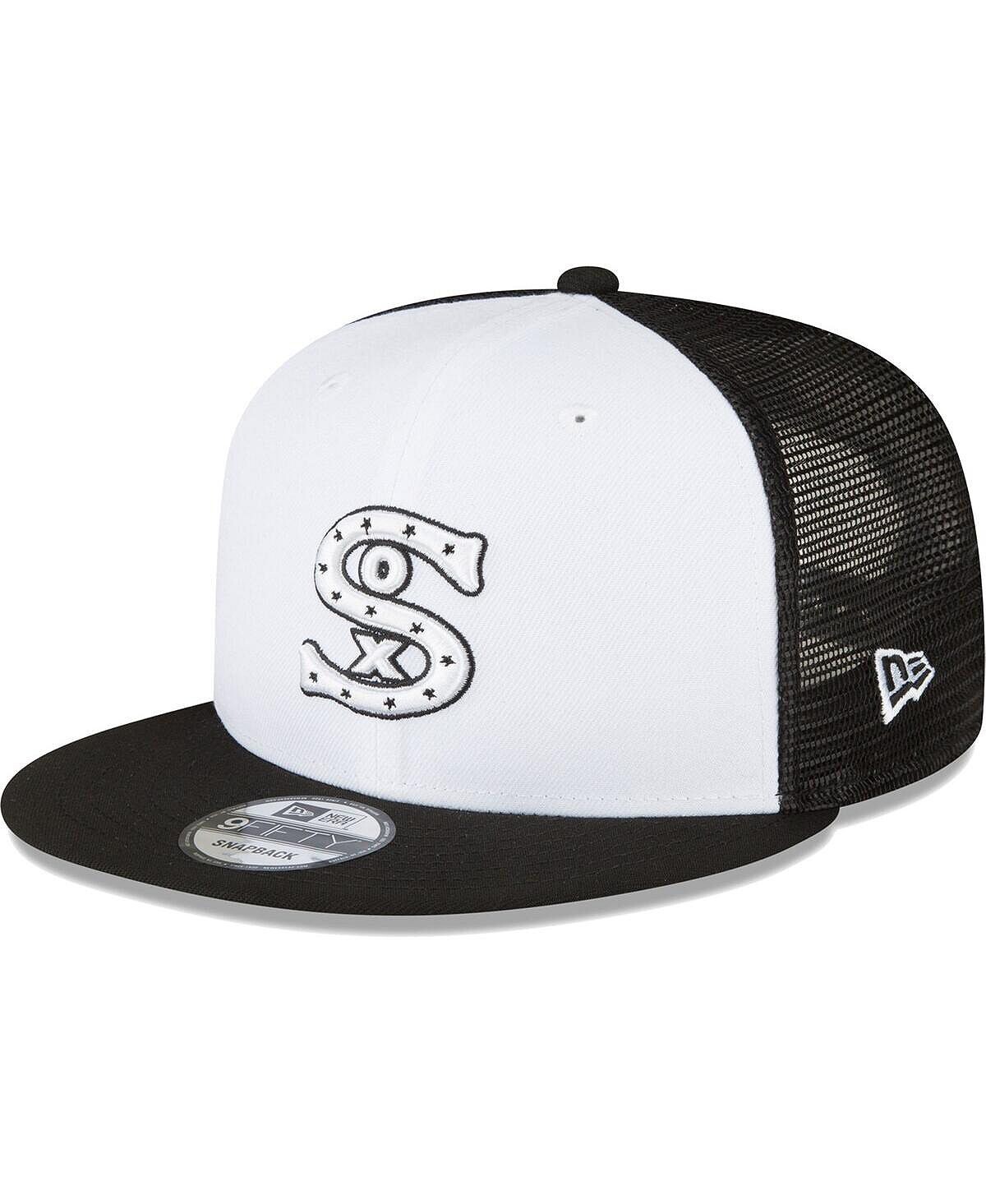 Мужская черно-белая кепка Snapback Chicago White Sox 2023 для тренировок на поле 9FIFTY New Era
Мужская черно-белая кепка Snapback Chicago White Sox 2023 для тренировок на поле 9FIFTY New Era