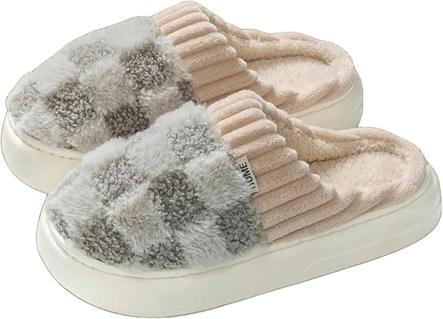 Модные хлопковые тапочки для женщин, теплые плюшевые домашние тапочки, зимние клетчатые тапочки, пушистые тапочки для мужчин и женщин Vrilu, серый
Модные хлопковые тапочки для женщин, теплые плюшевые домашние тапочки, зимние клетчатые тапочки, пушистые тапочки для мужчин и женщин Vrilu, серый