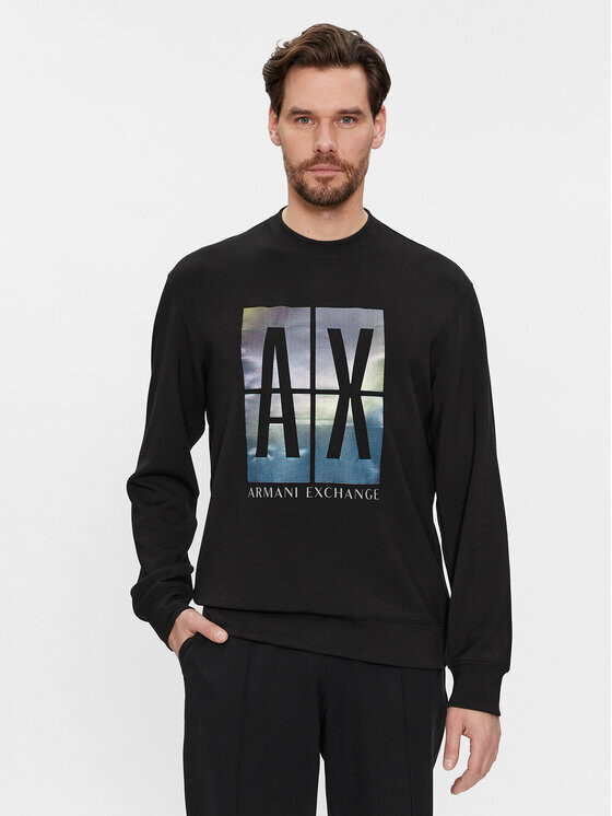 Толстовка обычного кроя Armani Exchange, черный
Толстовка обычного кроя Armani Exchange, черный