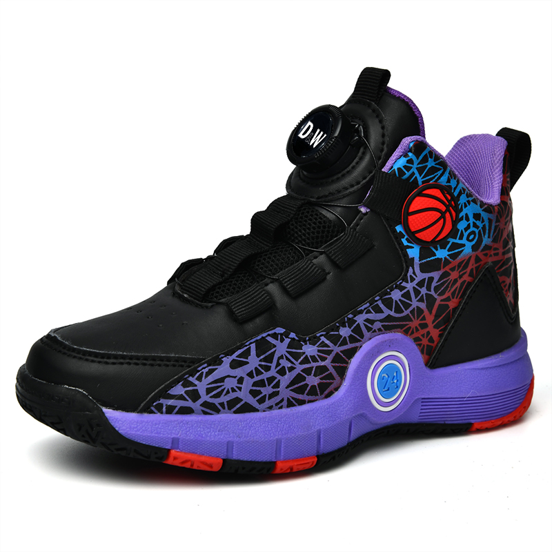 Баскетбольные кроссовки для детей и подростков со средним верхом, амортизирующие и устойчивые к истиранию D&W, черный/фиолетовый
Баскетбольные кроссовки для детей и подростков со средним верхом, амортизирующие и устойчивые к истиранию D&W, черный/фиолетовый