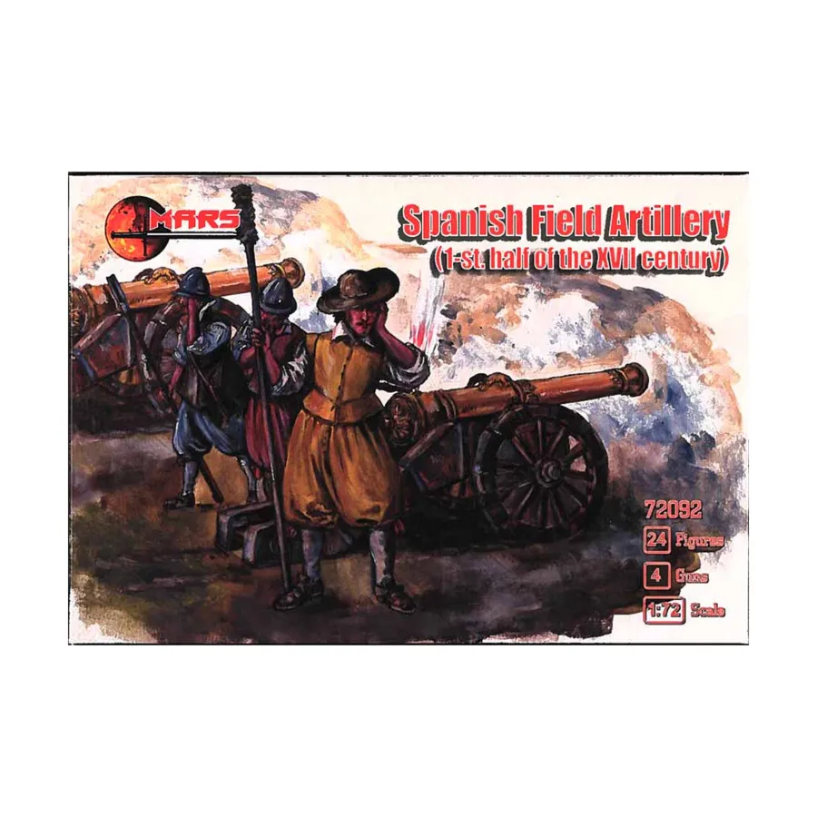Испанская полевая артиллерия (1-я половина XVII века), XVII Century Miniatures (1:72) (Mars Figures)
Испанская полевая артиллерия (1-я половина XVII века), XVII Century Miniatures (1:72) (Mars Figures)