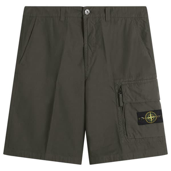 Хлопковые шорты-карго с брезентовым плетением Stone Island, lead серый
Хлопковые шорты-карго с брезентовым плетением Stone Island, lead серый