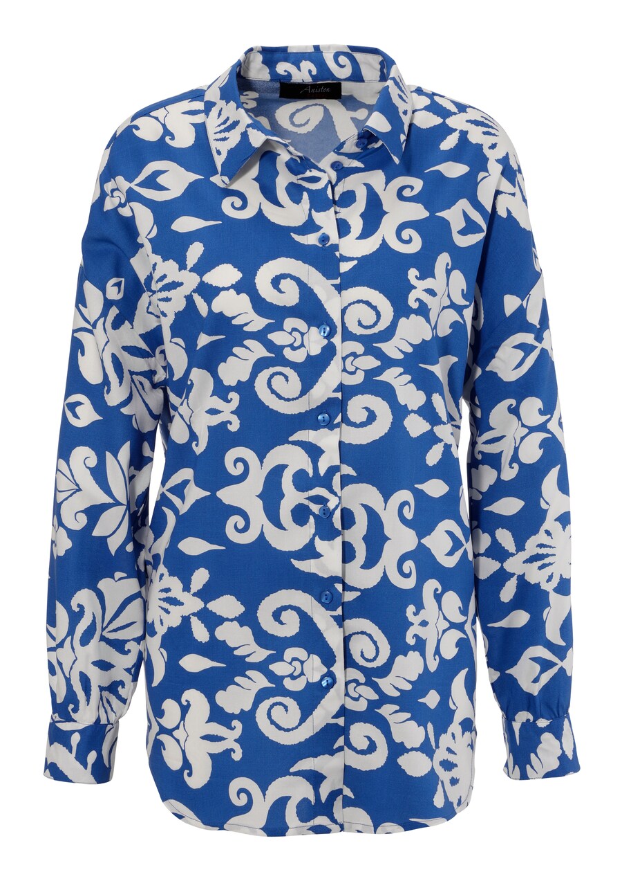 Блузка Aniston CASUAL, синий 
Блузка Aniston CASUAL, синий