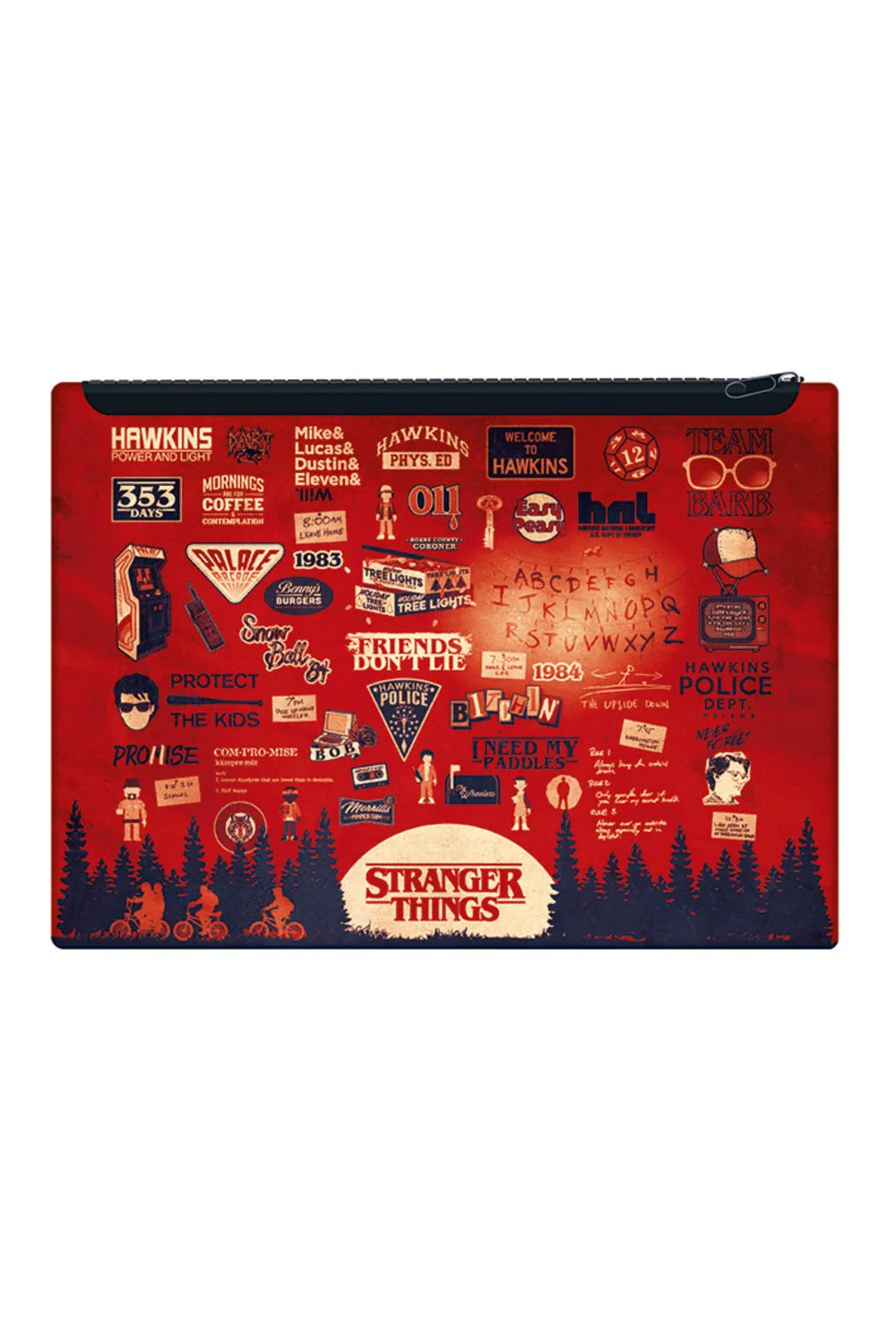Перевернутый пенал Stranger Things, красный
Перевернутый пенал Stranger Things, красный