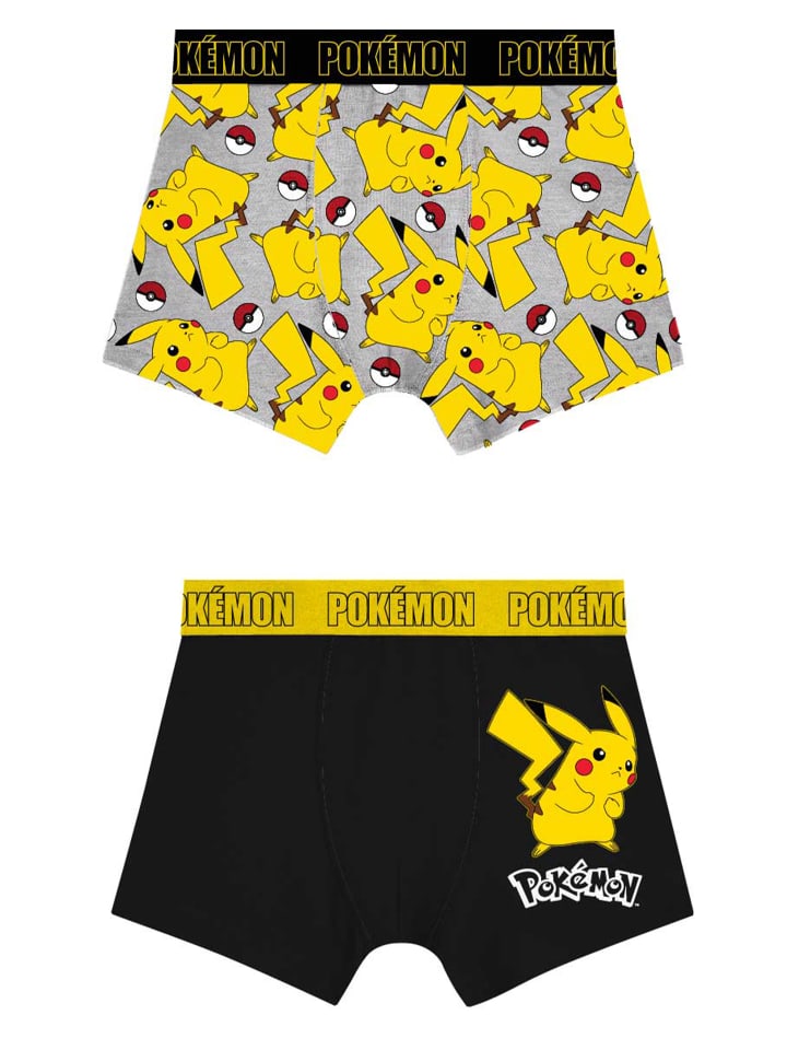 Pokémon Комплект из 2 штук: боксерские шорты разных цветов
Pokémon Комплект из 2 штук: боксерские шорты разных цветов
