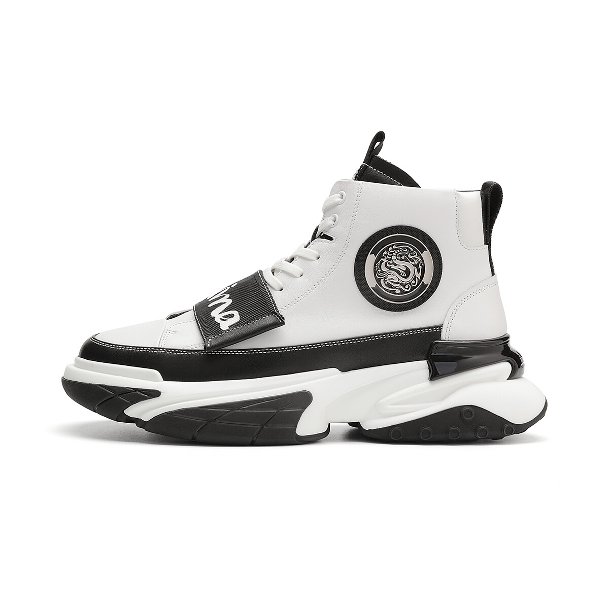 Кроссовки мужские Awakening Series Lifestyle Shoes Men High-Top Aokang, черный/белый
Кроссовки мужские Awakening Series Lifestyle Shoes Men High-Top Aokang, черный/белый