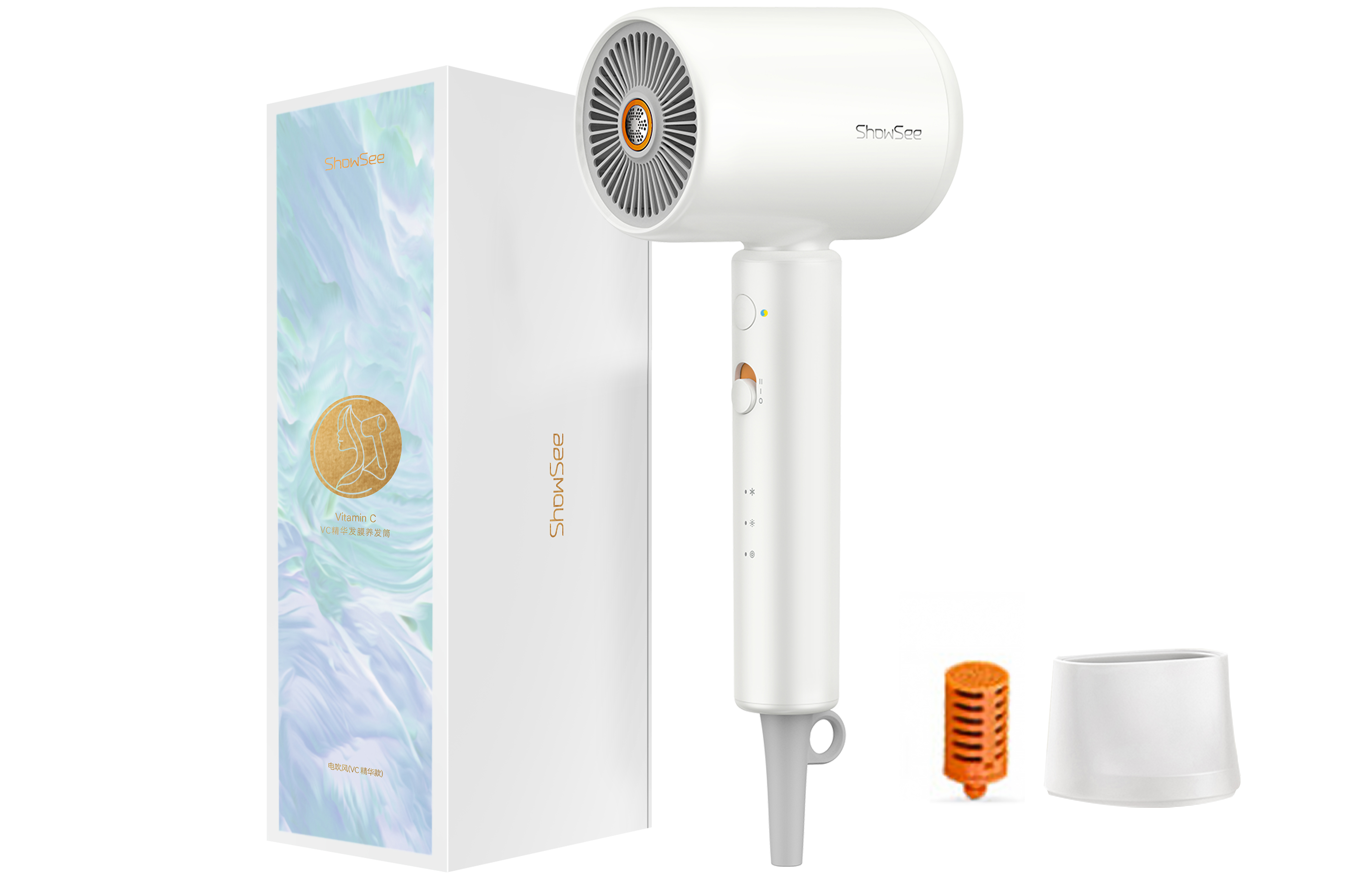 Фен для волос Showsee, White
Фен для волос Showsee, White