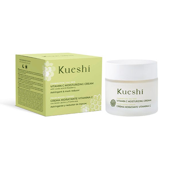 Крем для лица для комбинированной и жирной кожи KUESHI Crema Hidratante Vitamina C, 50 мл
Крем для лица для комбинированной и жирной кожи KUESHI Crema Hidratante Vitamina C, 50 мл