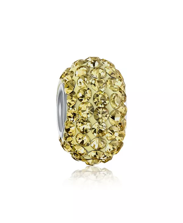 Браслет с подвесками из цельного куска серебра 925 пробы, украшенный хрустальными бусинами-разделителями. Bling Jewelry, yellow
Браслет с подвесками из цельного куска серебра 925 пробы, украшенный хрустальными бусинами-разделителями. Bling Jewelry, yellow