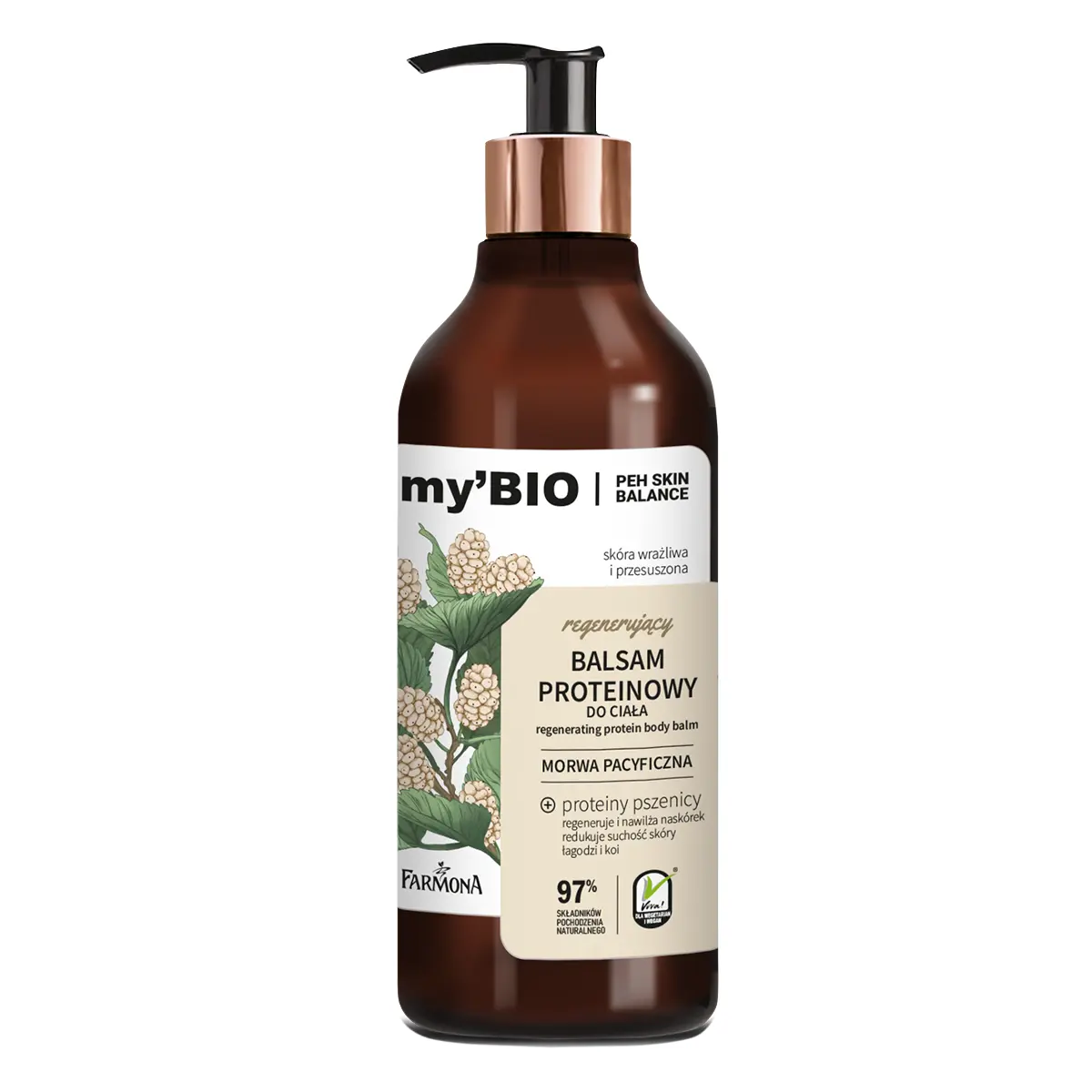 Восстанавливающий белковый бальзам для тела My'Bio, 400 мл
Восстанавливающий белковый бальзам для тела My'Bio, 400 мл