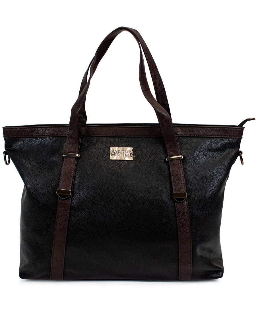 Дорожная сумка Anna XL из искусственной кожи Badgley Mischka, черный
Дорожная сумка Anna XL из искусственной кожи Badgley Mischka, черный