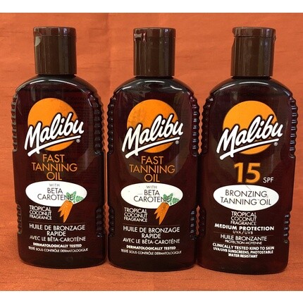 Масло для быстрого загара Spf 15 Бронзирующее масло для загара 200мл, Malibu
Масло для быстрого загара Spf 15 Бронзирующее масло для загара 200мл, Malibu