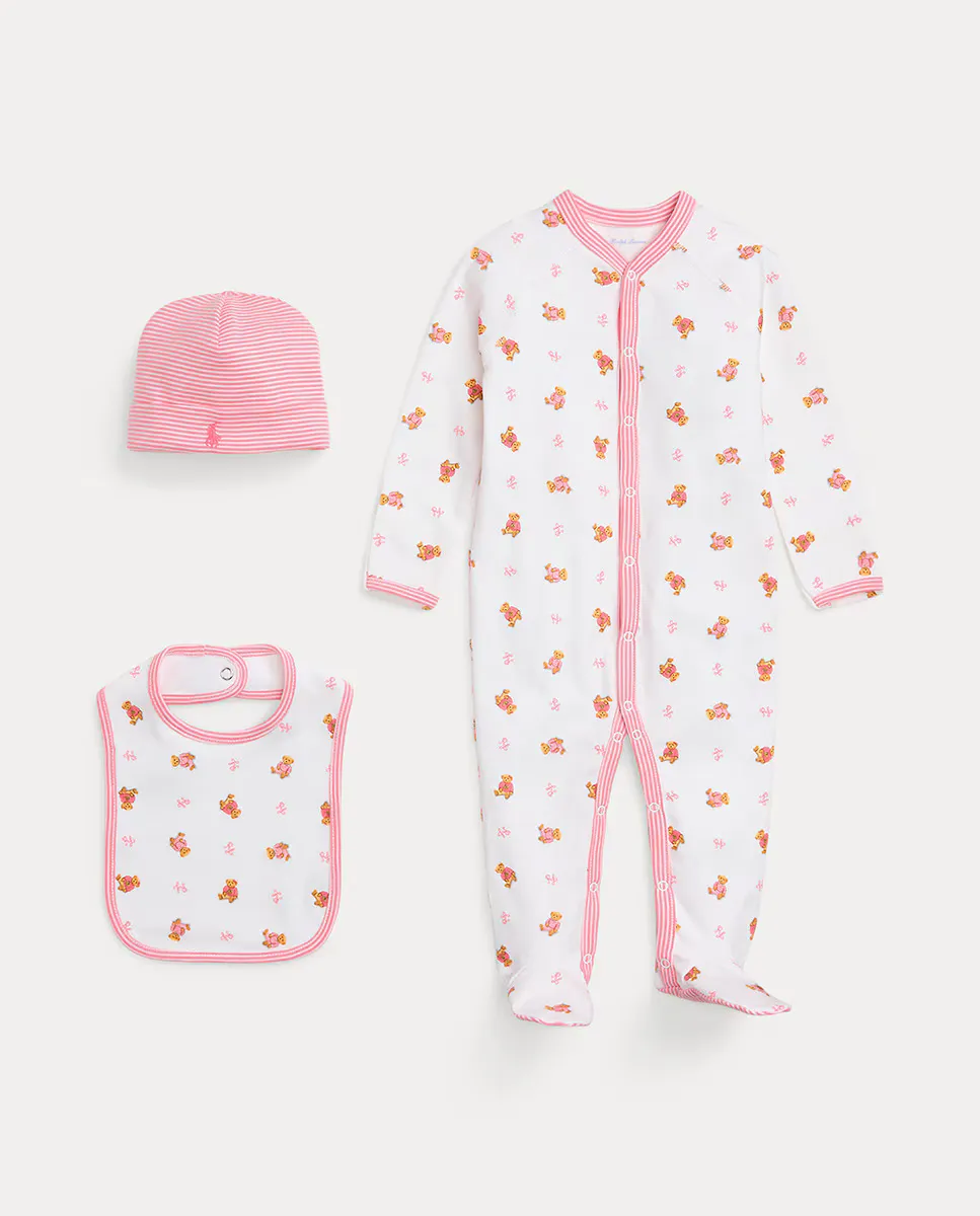 Подарочная коробка из трех частей для девочки с принтом Polo Ralph Lauren, розовый
Подарочная коробка из трех частей для девочки с принтом Polo Ralph Lauren, розовый