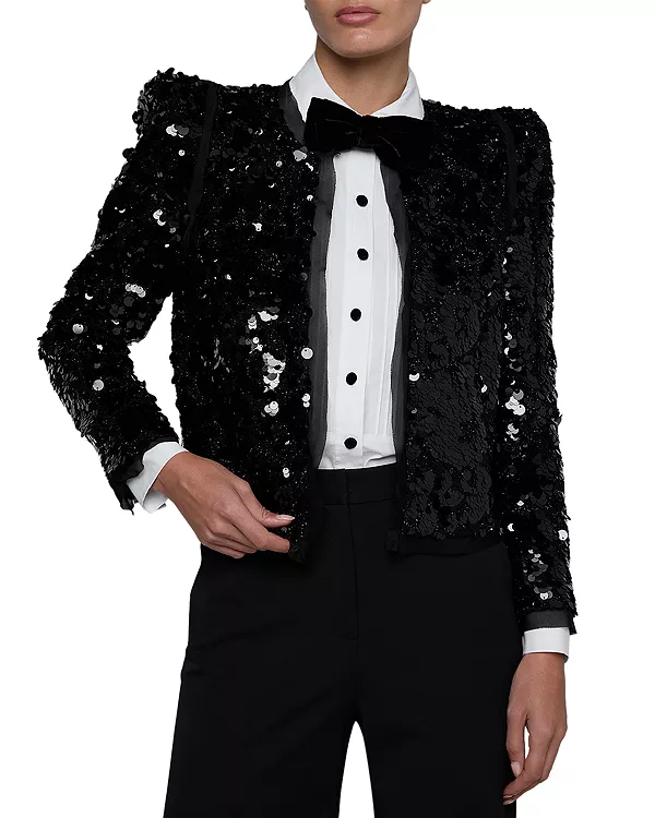 Жакет Шаи с пайетками L'Agence, черный
Жакет Шаи с пайетками L'Agence, черный