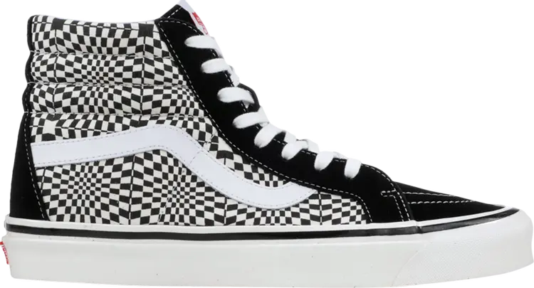 Кеды Vans Sk8-Hi 38 DX Warp Check - Black White, черный
Кеды Vans Sk8-Hi 38 DX Warp Check - Black White, черный