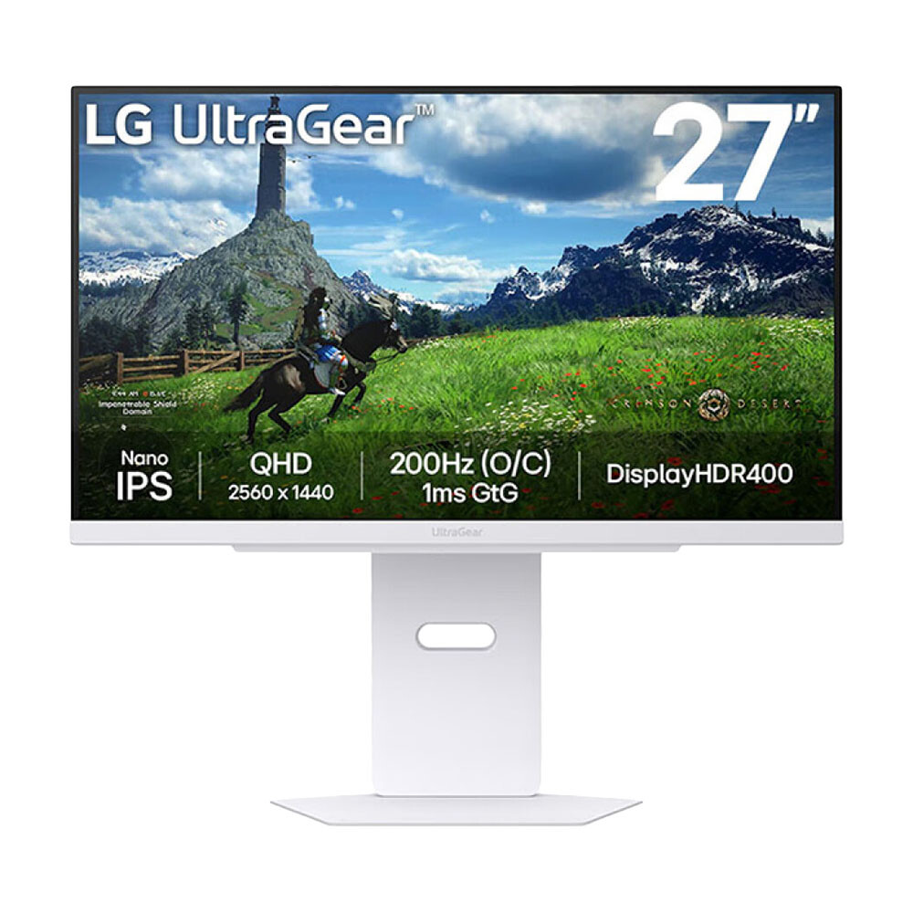 Монитор LG UltraGear 27GS86QW, 27", 2560x1440, 180 Гц, Nano IPS, белый
Монитор LG UltraGear 27GS86QW, 27", 2560x1440, 180 Гц, Nano IPS, белый