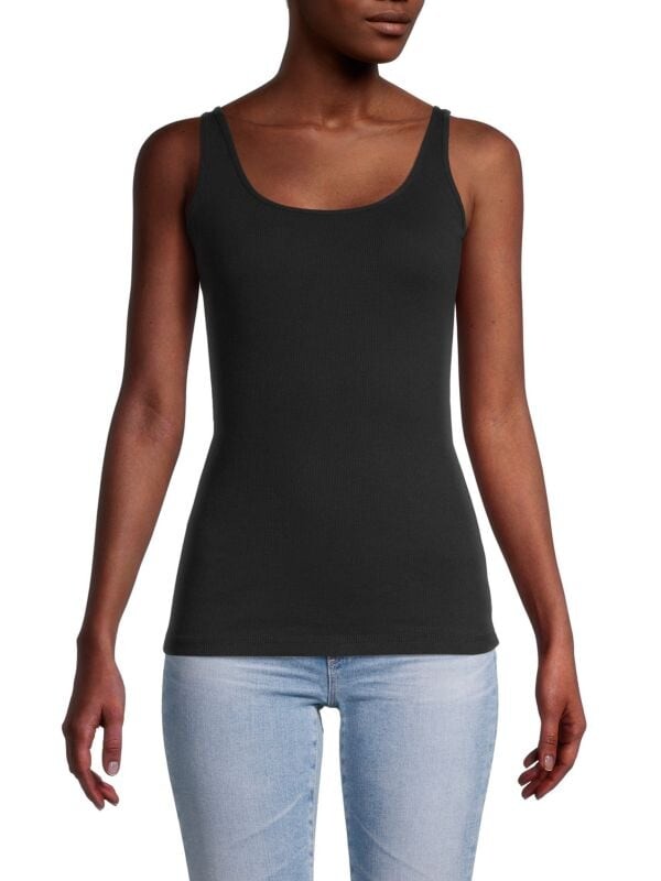 Майка James Perse повседневная, черный
Майка James Perse повседневная, черный