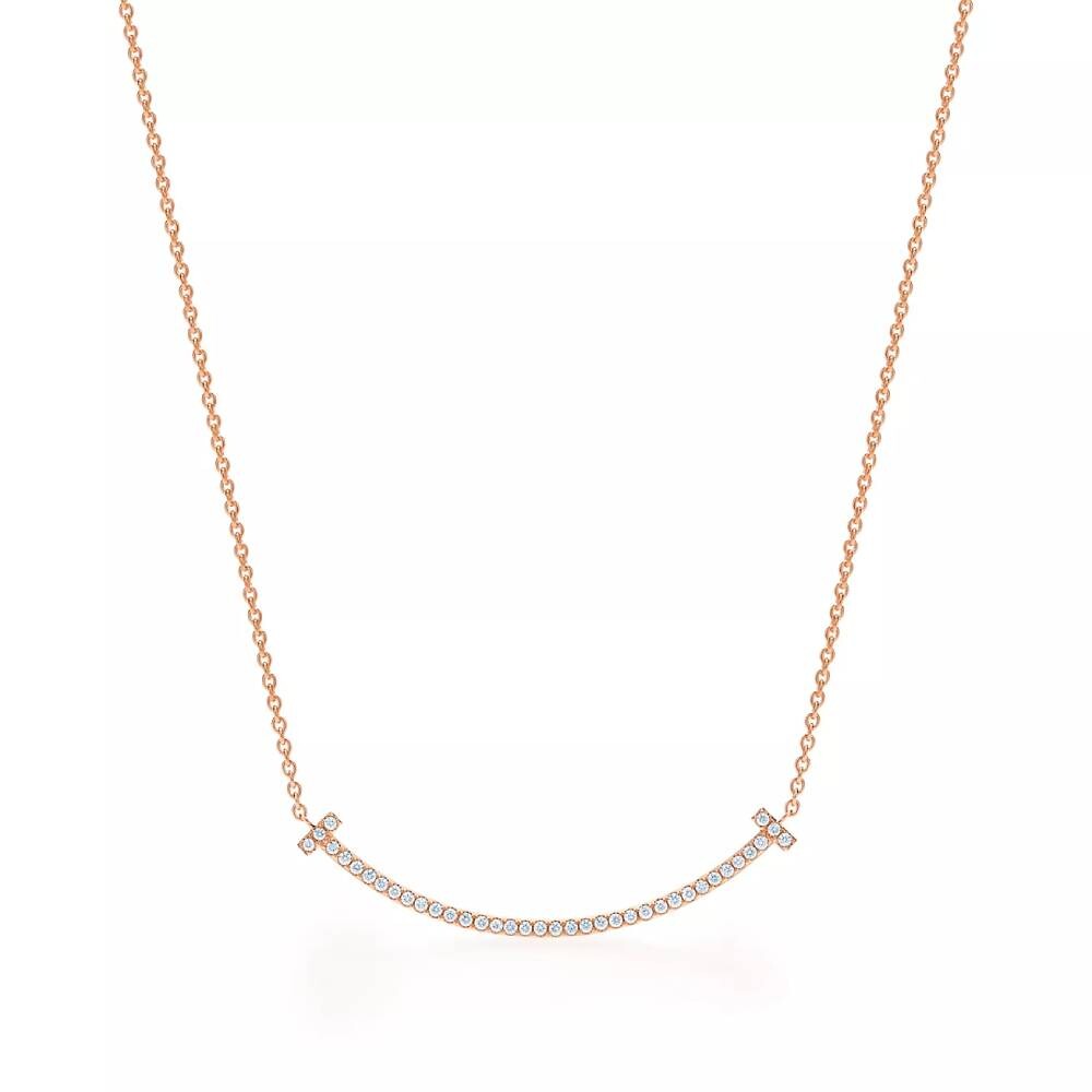 Кулон с цепочкой Tiffany & Co. Smile Small, розовое золото с бриллиантами
Кулон с цепочкой Tiffany & Co. Smile Small, розовое золото с бриллиантами