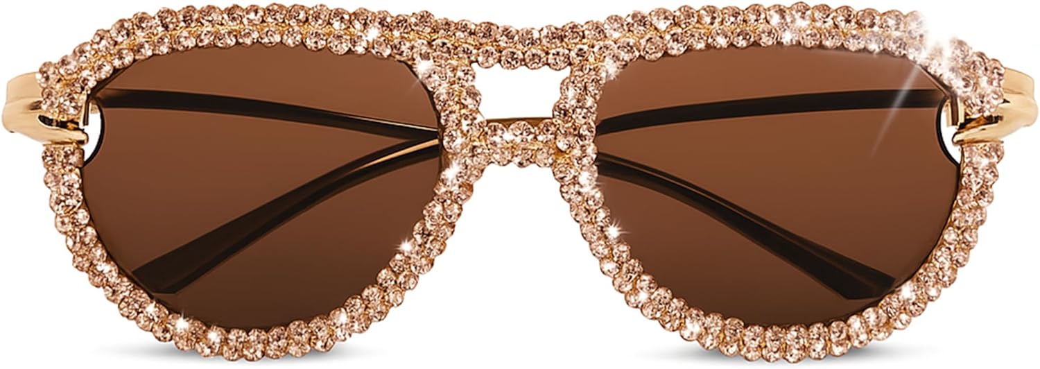 bullabulling Модные солнцезащитные очки-пилот с блестками и стразами для женщин и мужчин, ретро круглые солнцезащитные очки с кристаллами, винтажные солнцезащитные очки-щитки, Black/Tea
bullabulling Модные солнцезащитные очки-пилот с блестками и стразами для женщин и мужчин, ретро круглые солнцезащитные очки с кристаллами, винтажные солнцезащитные очки-щитки, Black/Tea