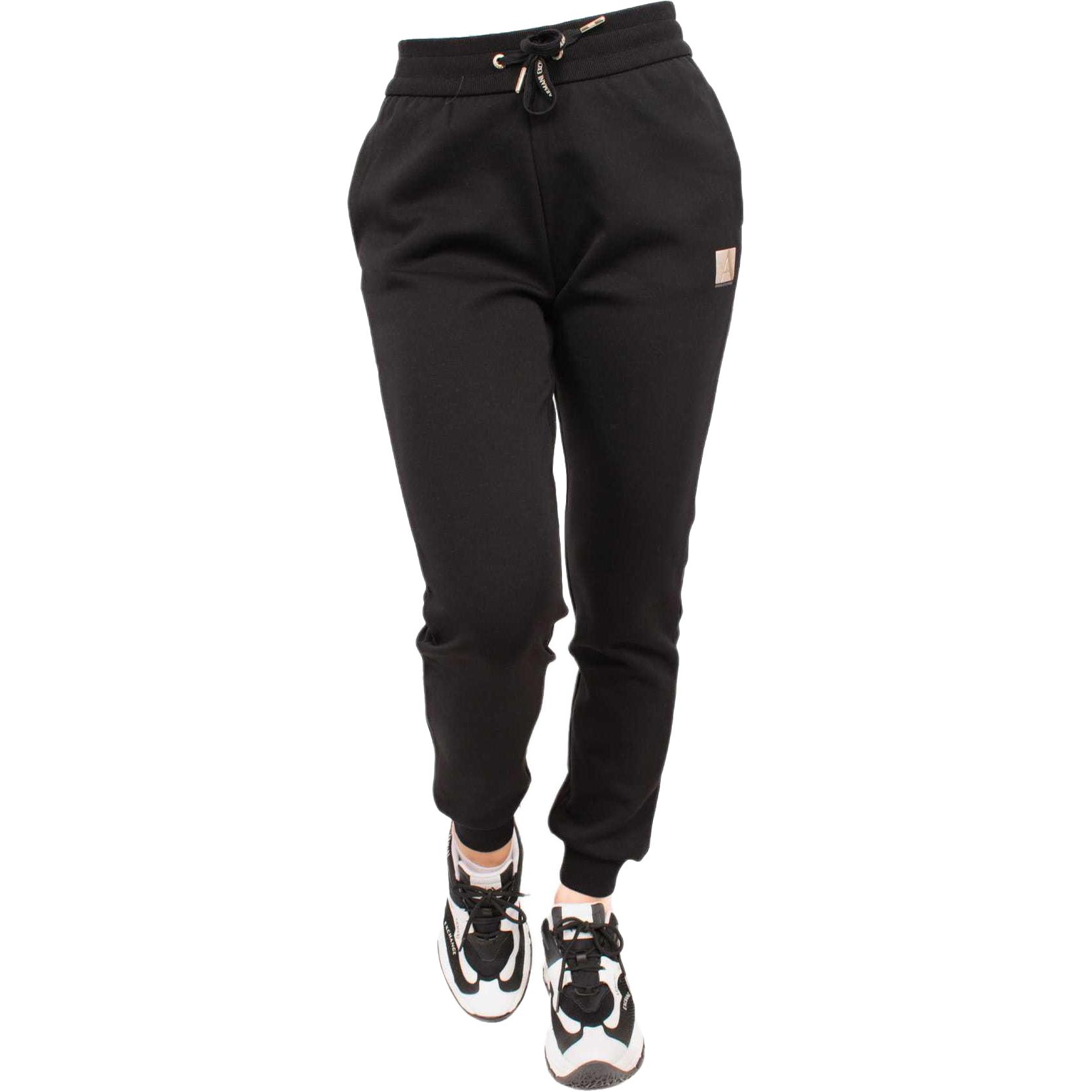 AE FW24 Вязаные спортивные брюки женские черные ARMANI EXCHANGE 
AE FW24 Вязаные спортивные брюки женские черные ARMANI EXCHANGE