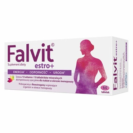 Falvit Estro+ Поддержка менопаузы 60 таблеток, Bausch
Falvit Estro+ Поддержка менопаузы 60 таблеток, Bausch