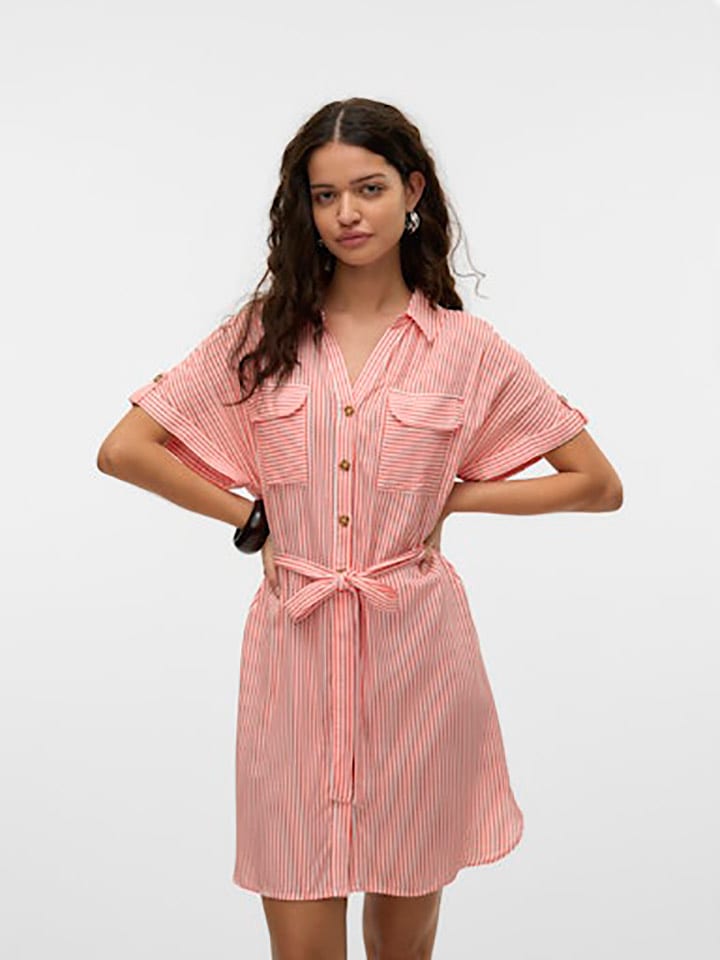 Платье до колена Vero Moda, красно-белый
Платье до колена Vero Moda, красно-белый