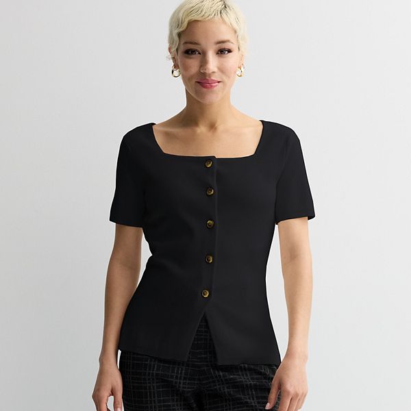 Короткий жилет с коротким рукавом Nine West, Mineral Black
Короткий жилет с коротким рукавом Nine West, Mineral Black