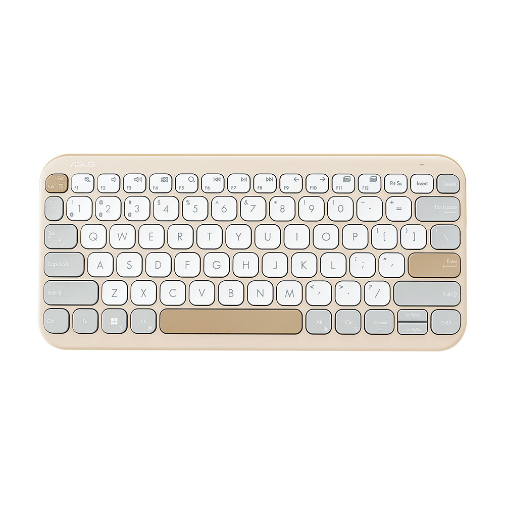 Клавиатура беспроводная Asus Marshmallow KW100, овсяное молоко, английская раскладка
Клавиатура беспроводная Asus Marshmallow KW100, овсяное молоко, английская раскладка