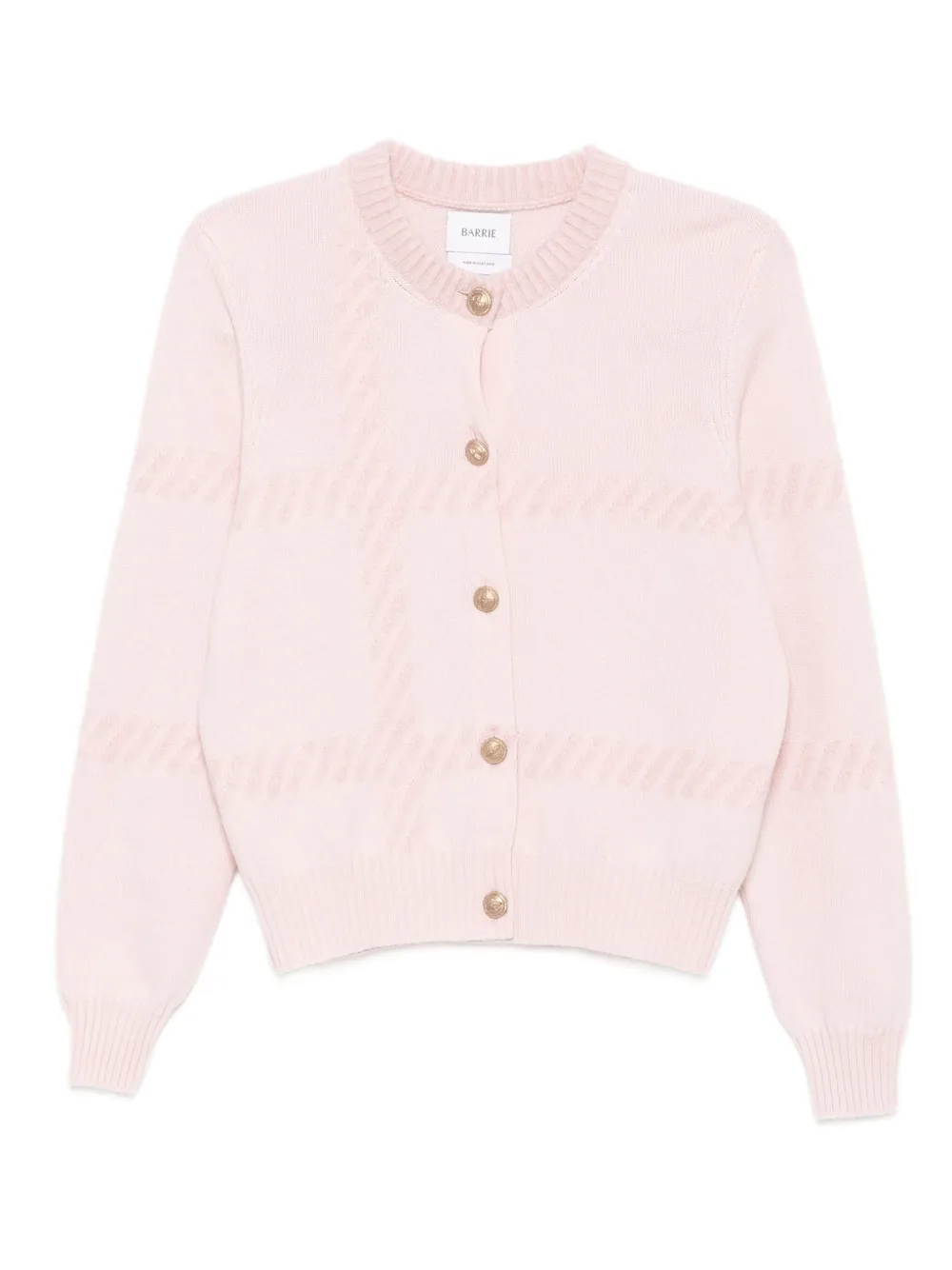 Кардиган вязки интарсия из букле Barrie, розовый
Кардиган вязки интарсия из букле Barrie, розовый
