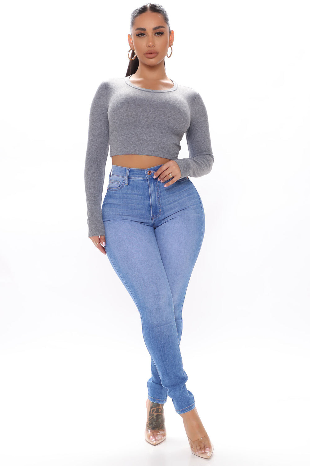 Джинсы скинни Fashion Nova FN22696H21C, синий
Джинсы скинни Fashion Nova FN22696H21C, синий