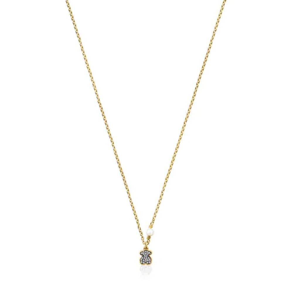 Колье с подвеской Tous Nocturne Bear, позолоченное серебро/жемчуг/бриллианты
Колье с подвеской Tous Nocturne Bear, позолоченное серебро/жемчуг/бриллианты