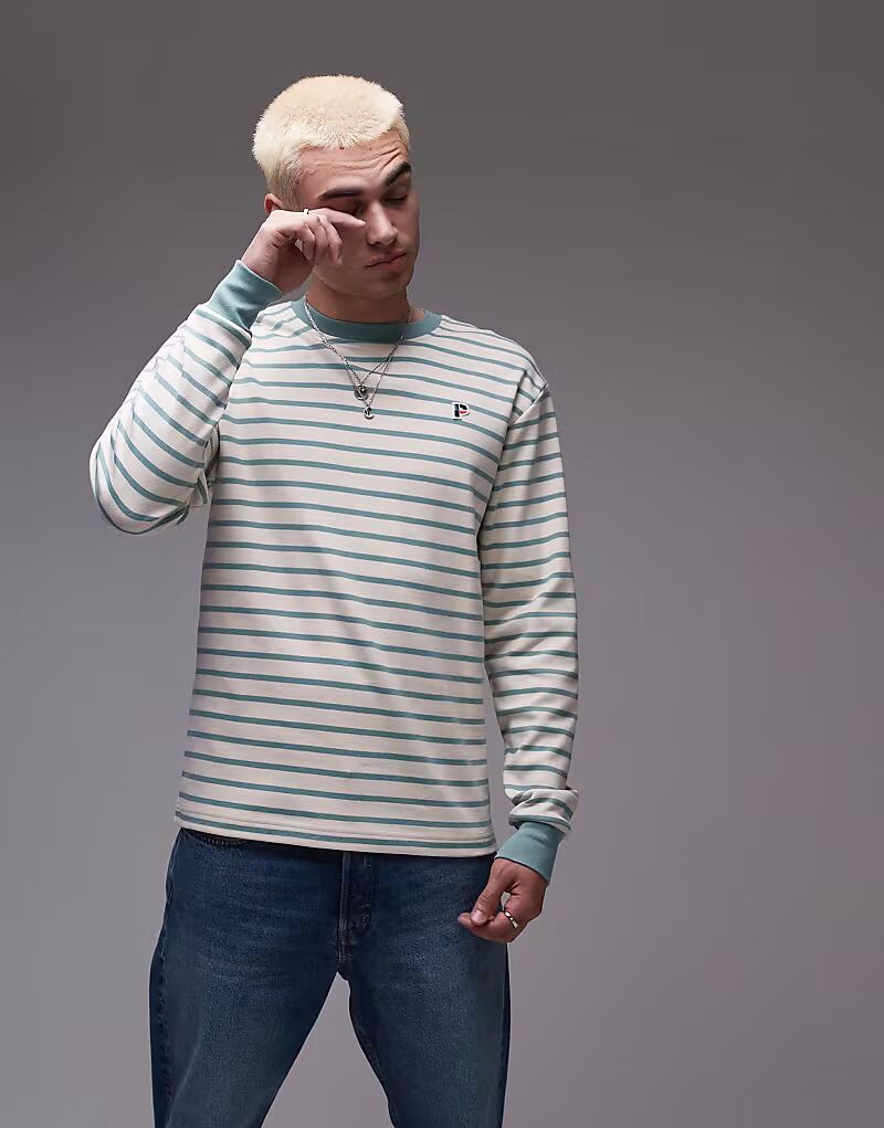 Толстовка Parlez Shore с длинными рукавами и логотипом в зеленую полоску
Толстовка Parlez Shore с длинными рукавами и логотипом в зеленую полоску