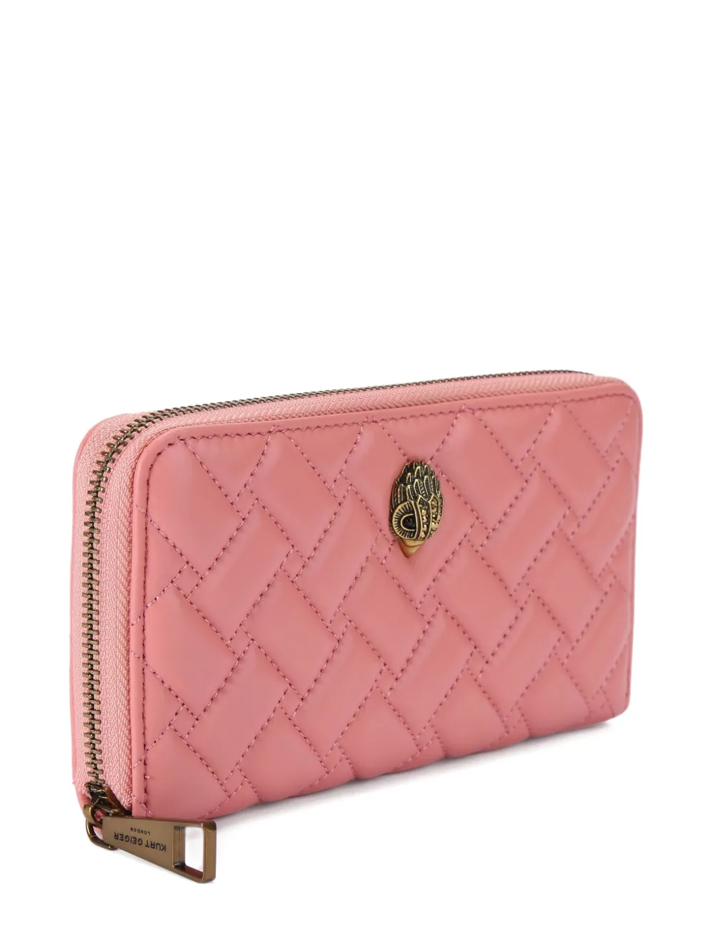 Стеганый кошелек с круговой молнией Kurt Geiger London, розовый
Стеганый кошелек с круговой молнией Kurt Geiger London, розовый
