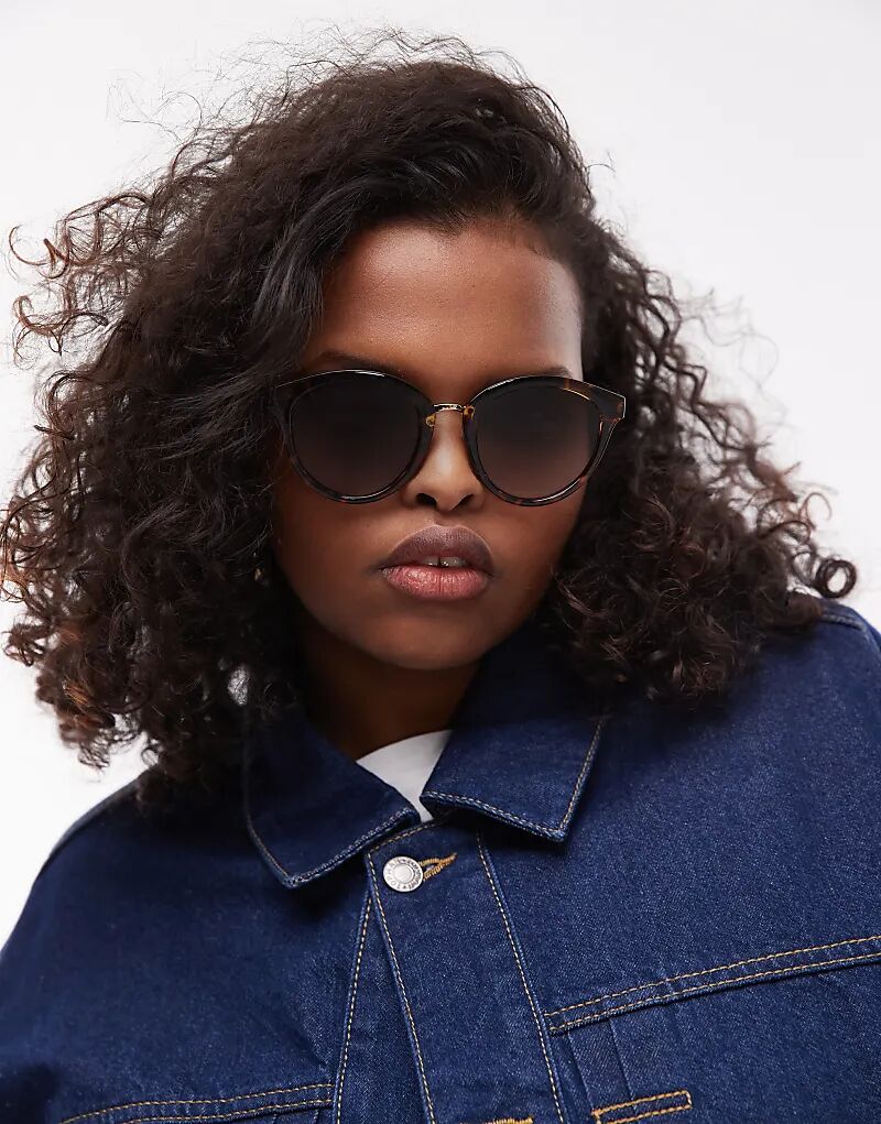 Солнцезащитные очки influx round с золотой отделкой в черепаховом цвете Le Specs
Солнцезащитные очки influx round с золотой отделкой в черепаховом цвете Le Specs