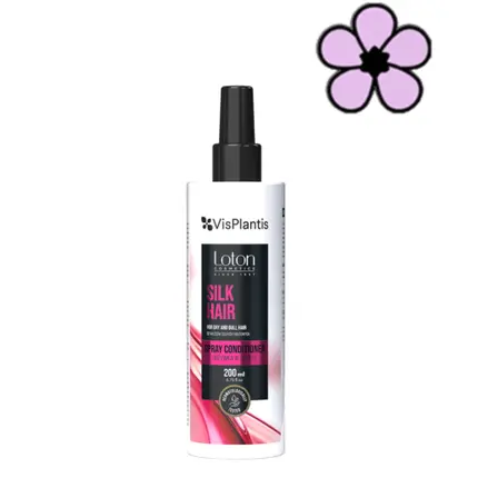 Loton Silk Спрей-кондиционер для сухих и тусклых волос 200мл, Vis Plantis
Loton Silk Спрей-кондиционер для сухих и тусклых волос 200мл, Vis Plantis