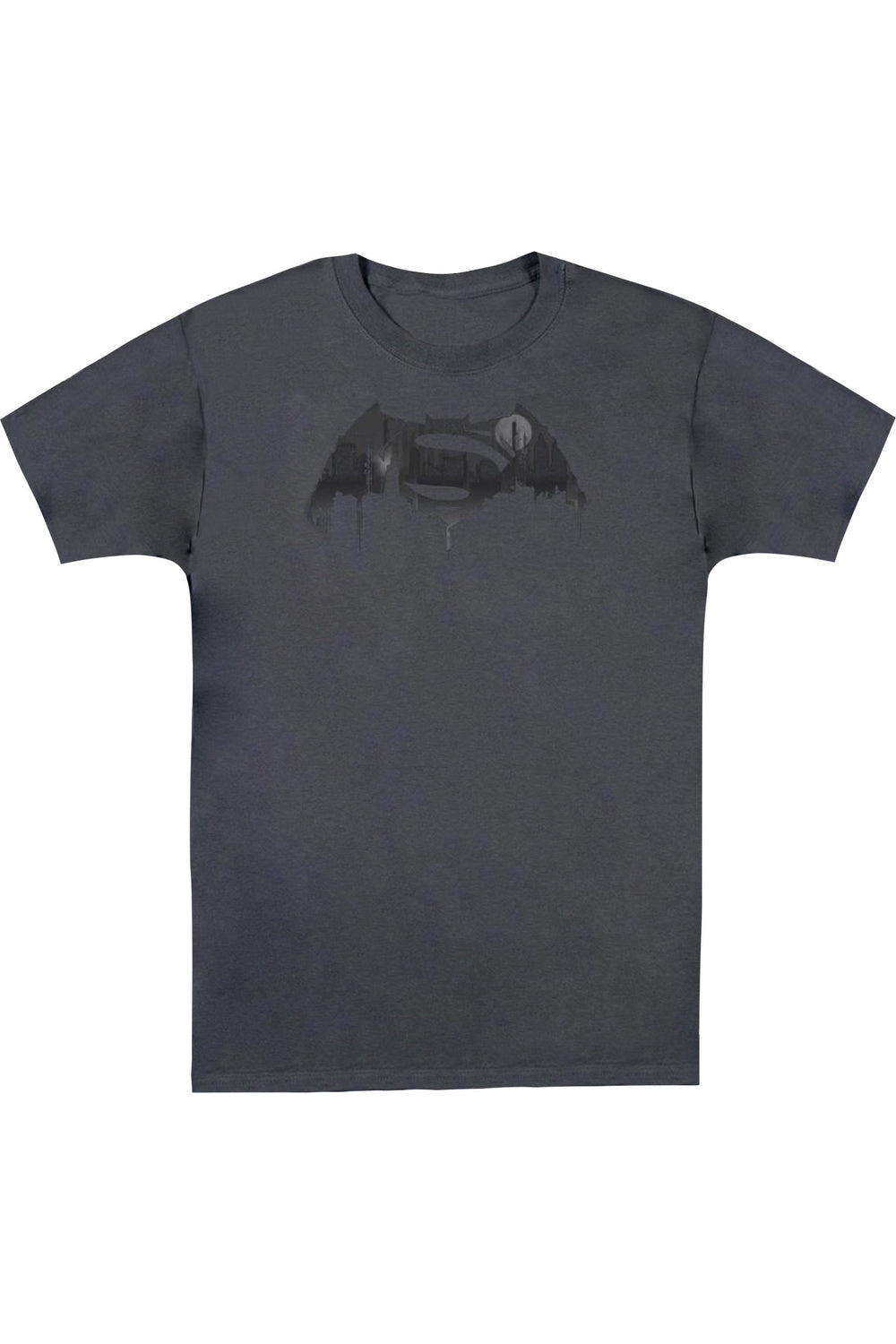 Футболка с коротким рукавом и логотипом Batman V Superman Cityscape для взрослых Gildan, цвет charcoal 
Футболка с коротким рукавом и логотипом Batman V Superman Cityscape для взрослых Gildan, цвет charcoal