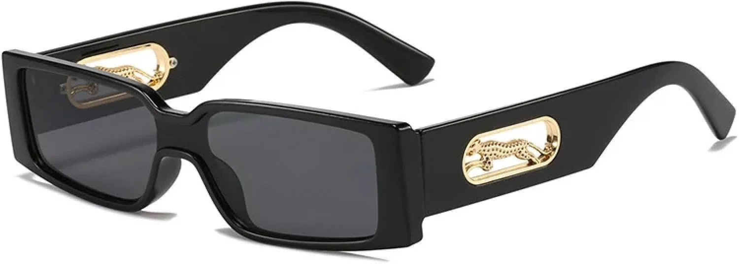 Солнцезащитные очки для женщин, прямоугольные, конфетные цвета, градиент, защита от УФ-излучения UV400, винтажный металлический дизайн UATXTAU, Black Grey
Солнцезащитные очки для женщин, прямоугольные, конфетные цвета, градиент, защита от УФ-излучения UV400, винтажный металлический дизайн UATXTAU, Black Grey