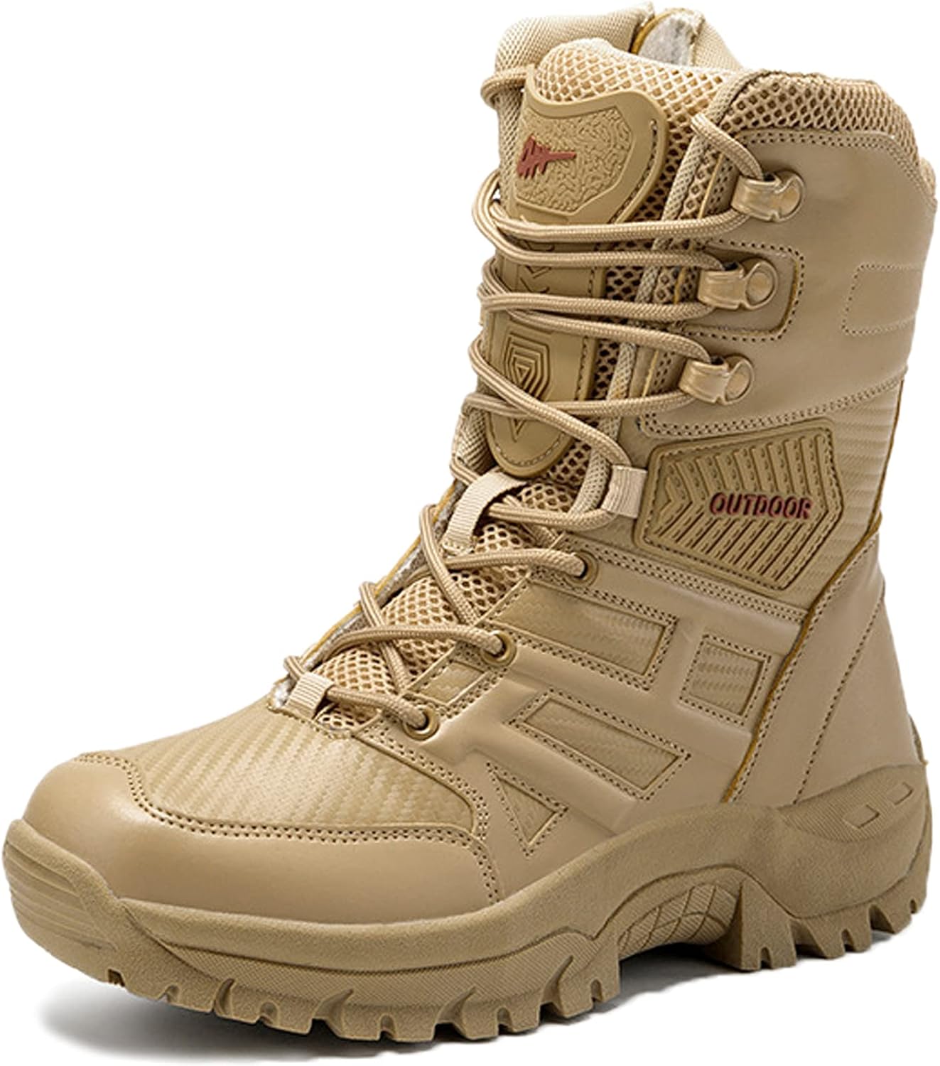 Ботинки для хайкинга Мужские прогулочные обувь Легкие треккинговые высокие ботинки для гор - Песочные Hongrenamz, 8.5 Sand
Ботинки для хайкинга Мужские прогулочные обувь Легкие треккинговые высокие ботинки для гор - Песочные Hongrenamz, 8.5 Sand