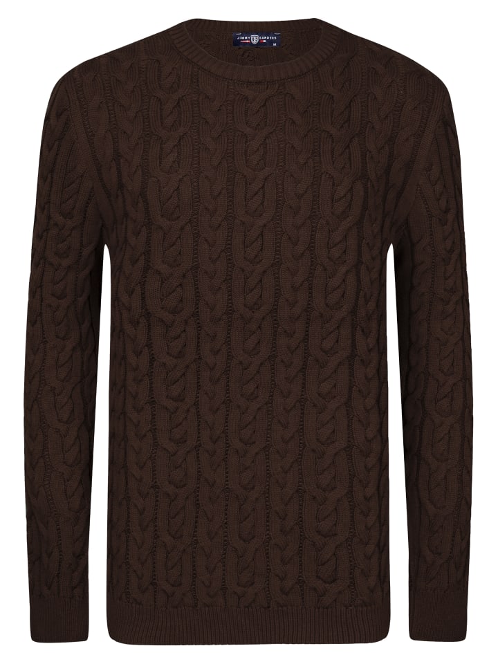 Пуловер JIMMY SANDERS, коричневый 
Пуловер JIMMY SANDERS, коричневый