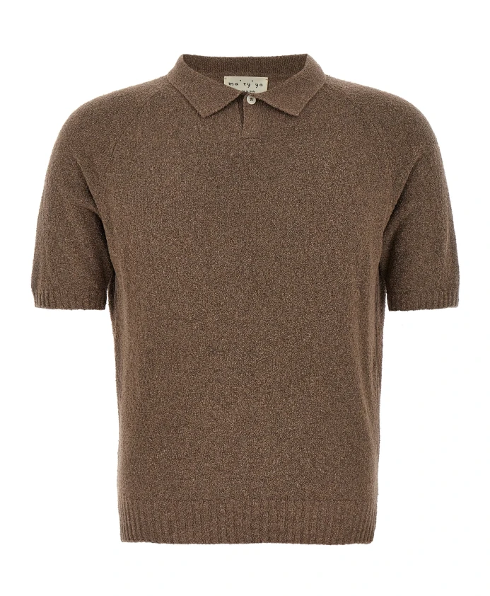 Хлопковая рубашка-поло Bouclã Ma'Ry'Ya, коричневый
Хлопковая рубашка-поло Bouclã Ma'Ry'Ya, коричневый