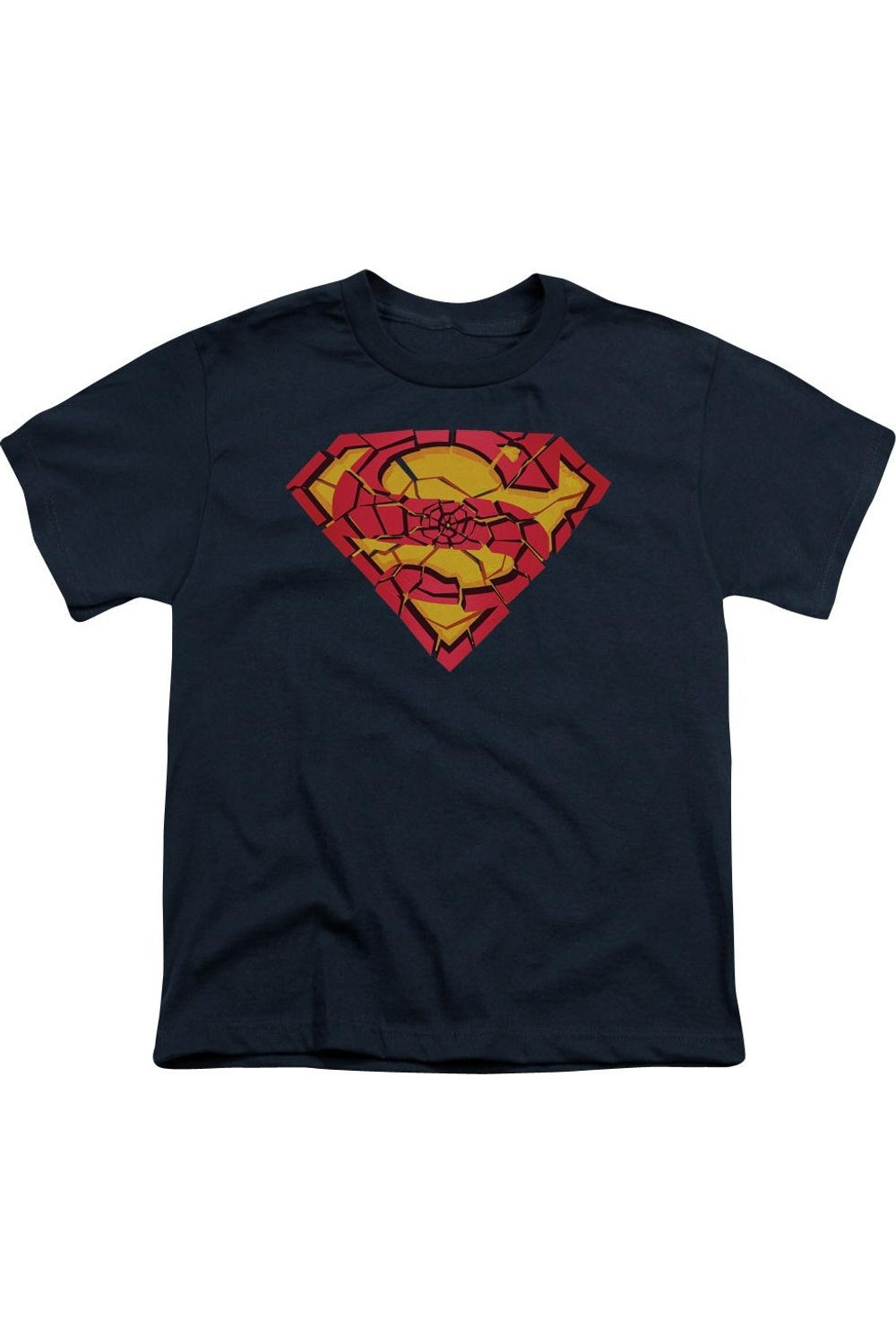 Футболка с коротким рукавом для детей "Superman: Разбитый щит" Gildan, темно-синий 
Футболка с коротким рукавом для детей "Superman: Разбитый щит" Gildan, темно-синий