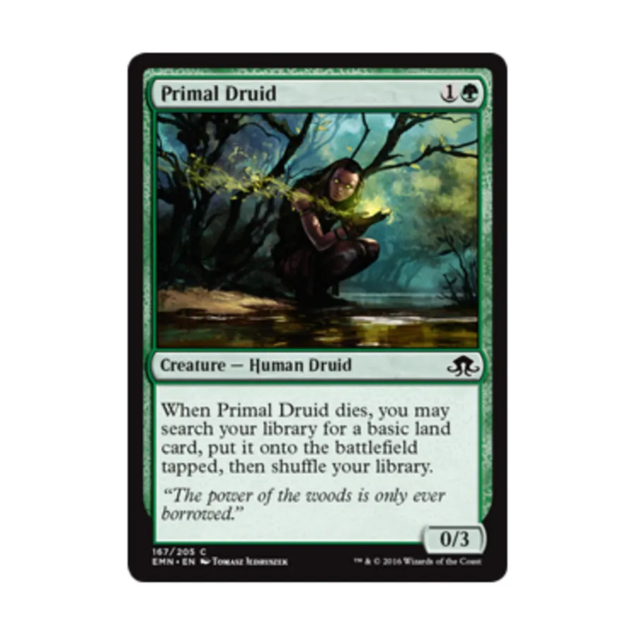 CCG Первобытный Друид (C) (Рольга), MTG - Eldritch Moon
CCG Первобытный Друид (C) (Рольга), MTG - Eldritch Moon