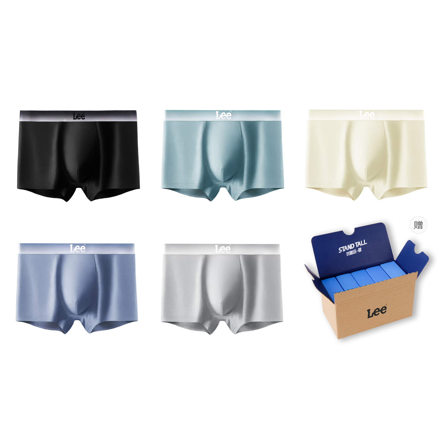 Lee Подарочный набор мужского белья 5 пар
Lee Подарочный набор мужского белья 5 пар