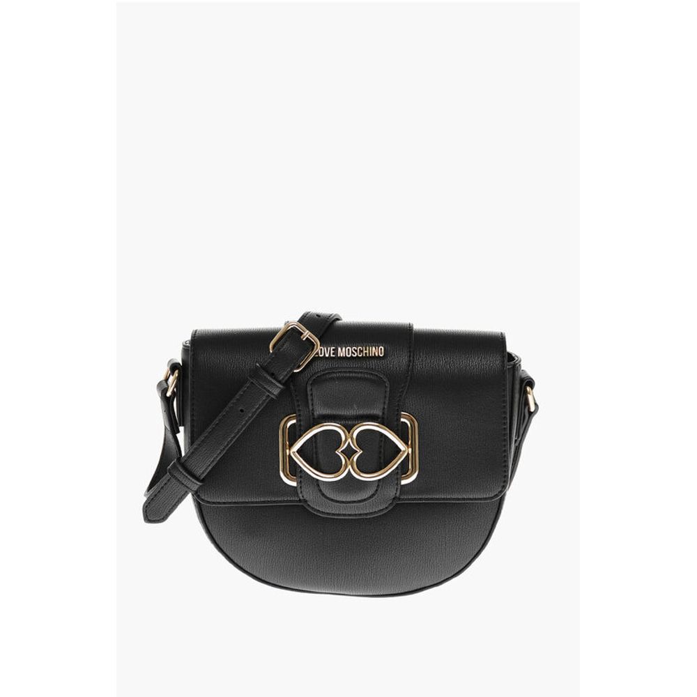 Сумка через плечо LOVE из искусственной кожи с двойным металлическим сердцем Moschino, черный
Сумка через плечо LOVE из искусственной кожи с двойным металлическим сердцем Moschino, черный