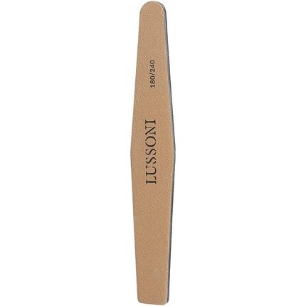 T4B Lussoni Premium Трапециевидные пилочки для ногтей, зернистость 180/240, упаковка из 10 шт., Tb Tools For Beauty